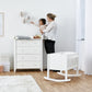 CHRISTIAN - Changing table for dresser - white