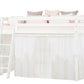 Winter Wonderland - Curtain  with tulle for midhigh bed - 90x200 cm