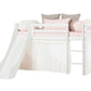 Зимняя сказка - Занавес с тюлем для полуторной и двухъярусной кровати - 70x160 см