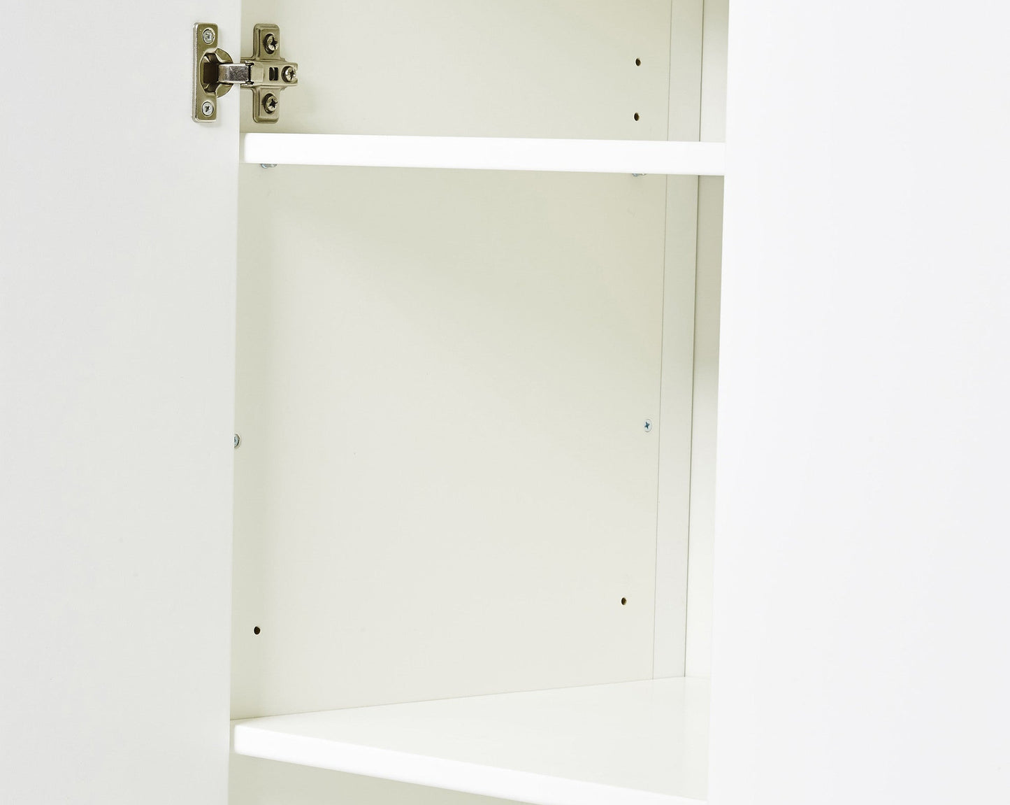HANS - Wardrobe - 3 shelves and 2 drawers - white