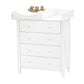 CHRISTIAN - Changing table for dresser - white