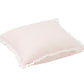 Зимняя сказка - Подушка с оборками - 50x50 см - бело-розовая