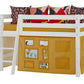 Creator - Занавес для полуторной и двухъярусной кровати - 70x160 см - Осенний желтый