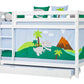 Dinosaur - Curtain for half-high and bunk bed - 90x200 cm