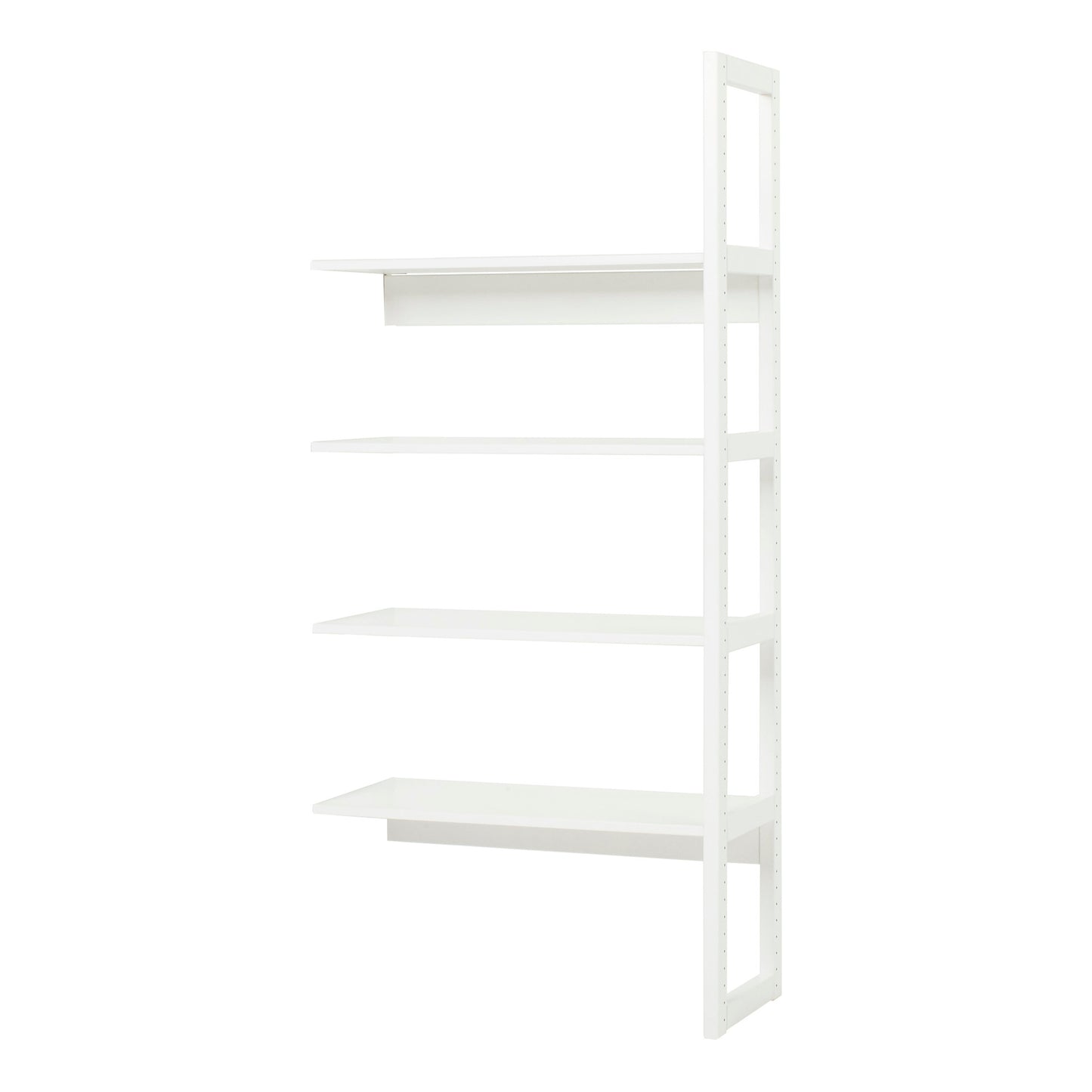 Storey - Half section with 4 shelves - 80 cm - White