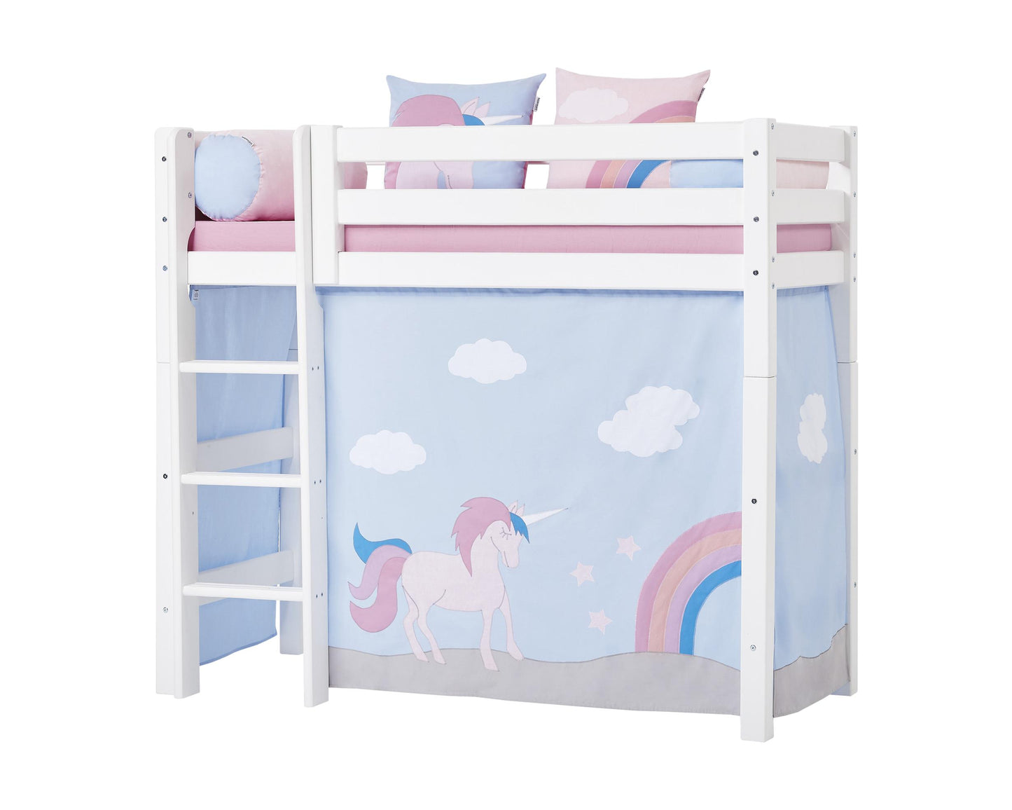 Unicorn - Kardin kõrgemale poolkõrgele voodile - 70x160 cm