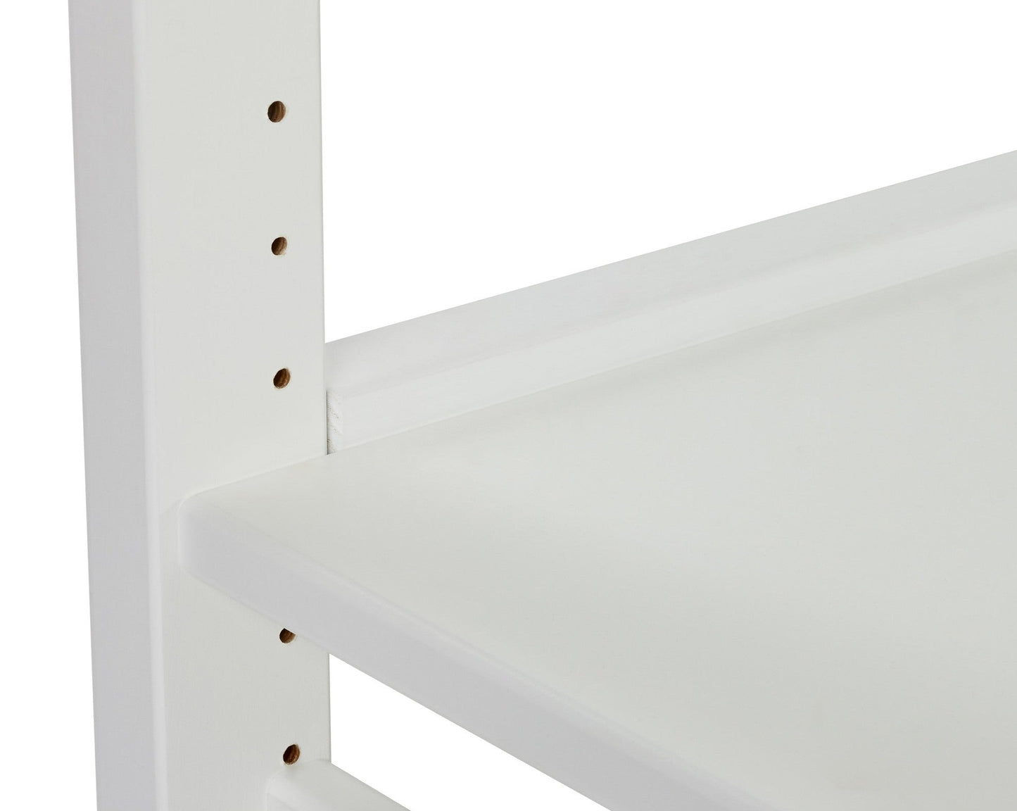 Storey - Shelf with 3 sections, 14 shelves and desk - 80 cm - White