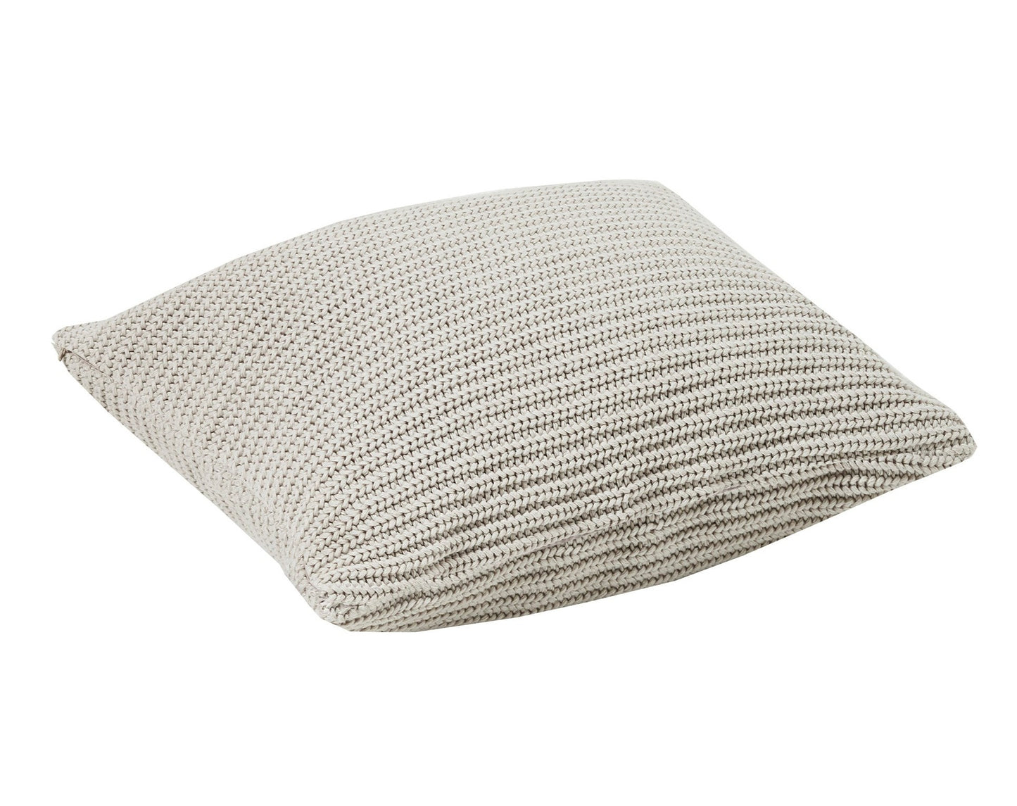 Winter Wonderland - Cushion with knitted fabric - 50x50 cm - grey