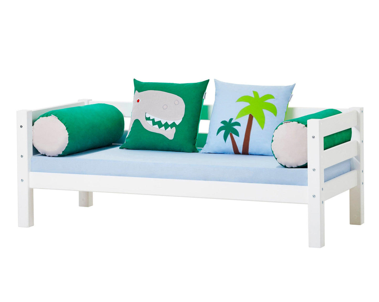 ECO Luxury - Детская кровать со спинкой - 70x160см - белый
