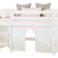 ECO Luxury - Poolkõrge voodi - 70x160 cm - valge