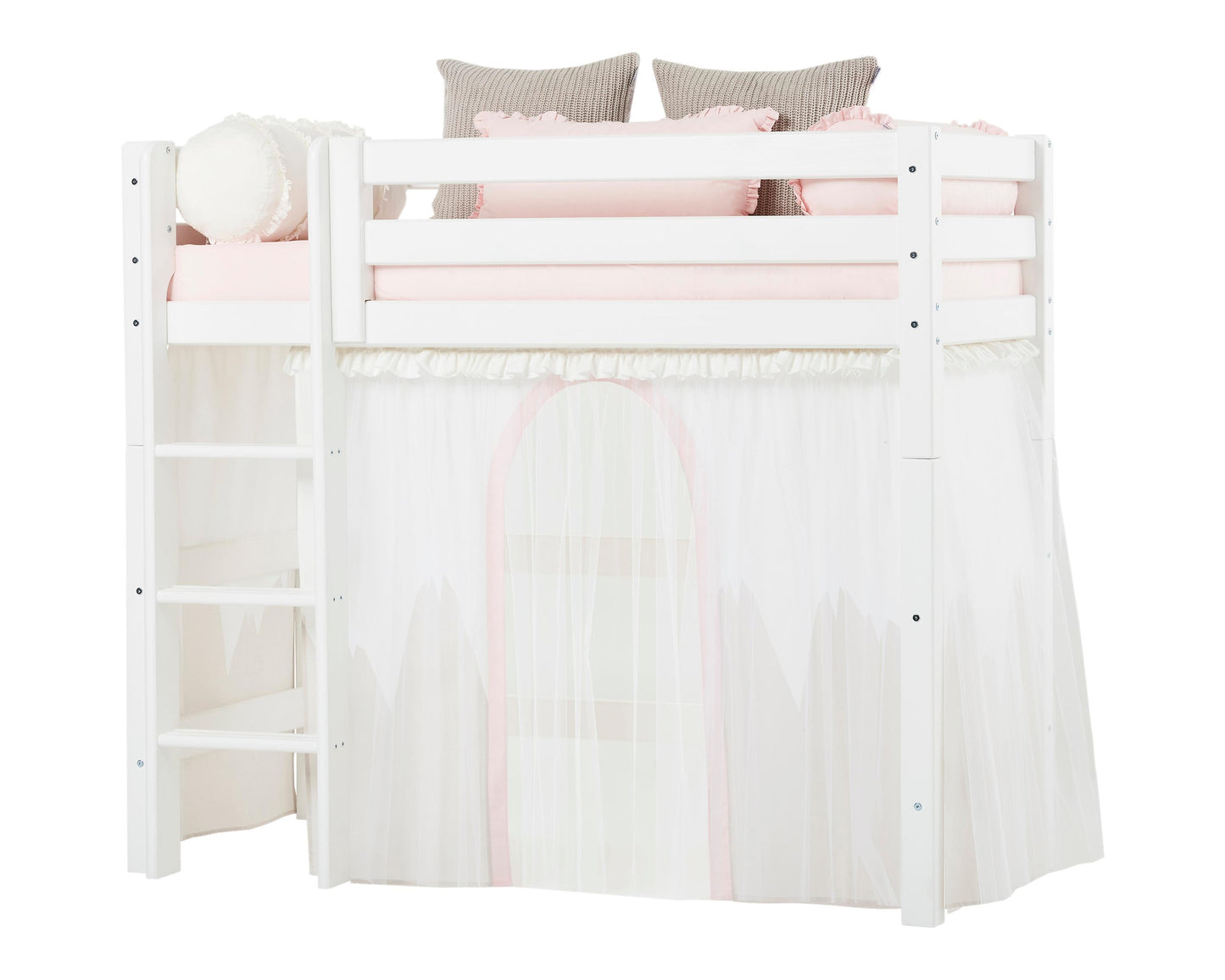 ECO Luxury - Mid high bed - 70x160 cm - white