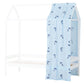 Ole Lukoie - Roof curtains for House beds - 70x160 cm - Blue