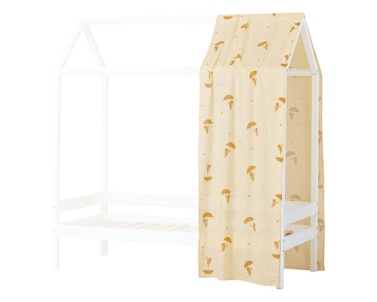 Ole Lukoie - Roof curtains for House beds - 70x160 cm - Yellow