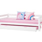 ECO Luxury - Детская кровать со спинкой - 90x200см - белый