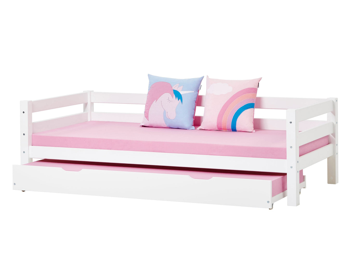 ECO Luxury - Junior bed with backrest - 90x200cm - white