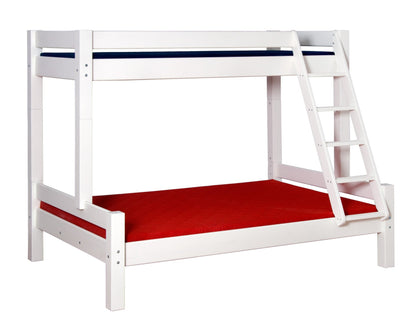 Lahe - Family bunk bed - 90/140x200 cm - White