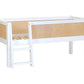 Jerwen - Compact bed with safety barrier and ladder - 90x200 cm