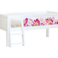 Jerwen - Kompakti sänky turvaesteellä ja tikkailla - 70x160 cm