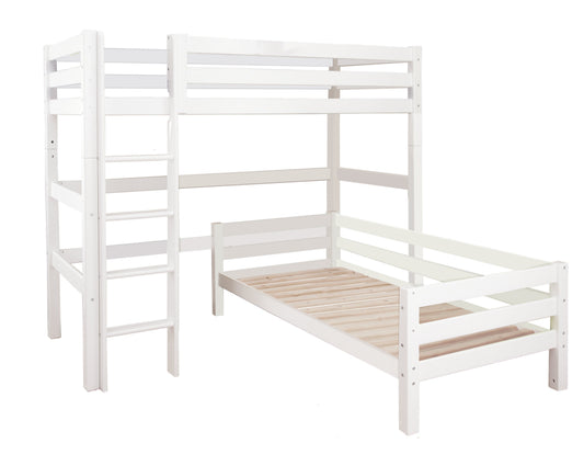 ECO Luxury - Bunk bed angle - 90x200 cm - white
