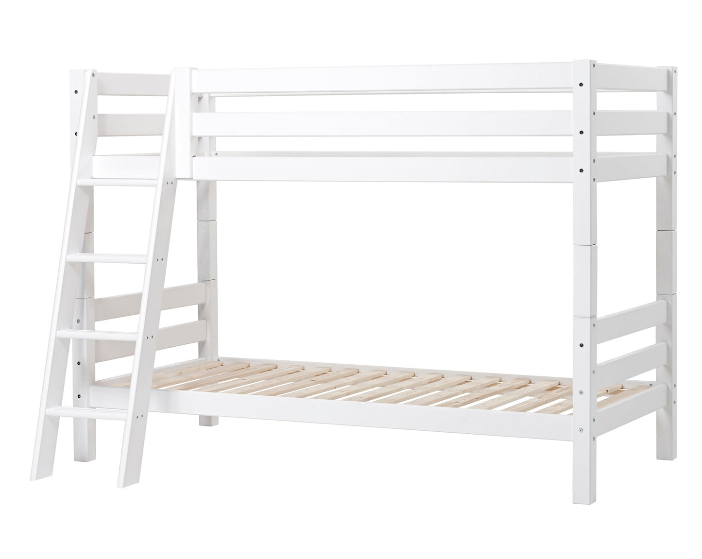 ECO Luxury - Лестница для двухъярусной и средней кровати - наклонная - белый