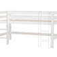 ECO Luxury - Poolkõrge voodi - 90x200 cm - valge