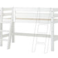ECO Luxury - Полукровать с наклонной лестницей - 70x160 см - белый